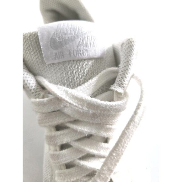 Nike AF1 Crater Flyknit White/White-Pure Platinum DC7273-100 Women's Size 9 - Picture 10 of 14